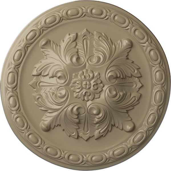 Ekena Millwork Stockport Ceiling Medallion, Hand-Painted Gobi Desert, 11 3/4"OD x 3/8"P CM12STGDF - main